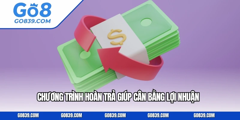 Chương trình hoàn trả giúp cân bằng lợi nhuận.