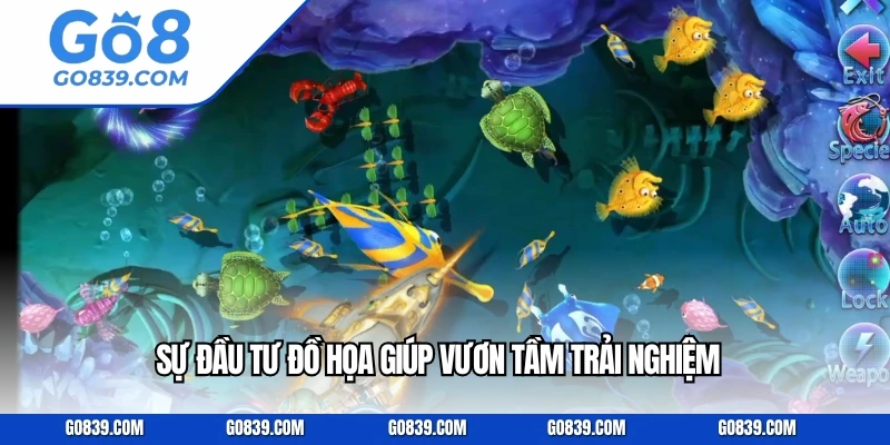 Sự đầu tư đồ họa giúp vươn tầm trải nghiệm