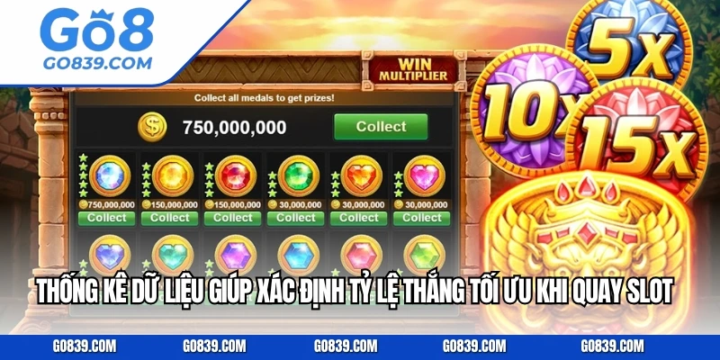 Thống kê dữ liệu giúp xác định tỷ lệ thắng tối ưu khi quay slot.